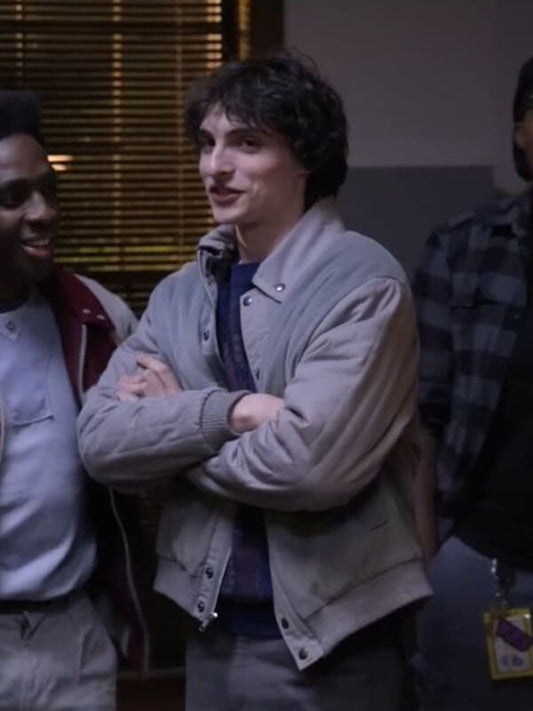 Mike Wheeler Stranger Things Season 5 Grey Jacket