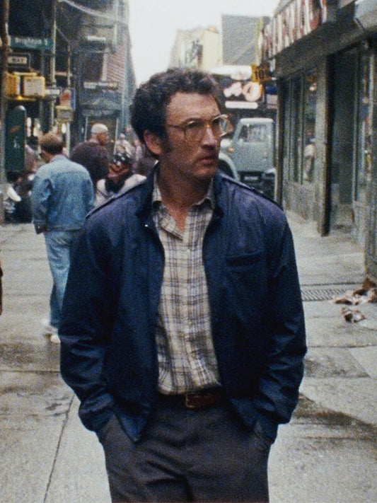Miles Teller Paper Tiger 2026 Blue Bomber Jacket