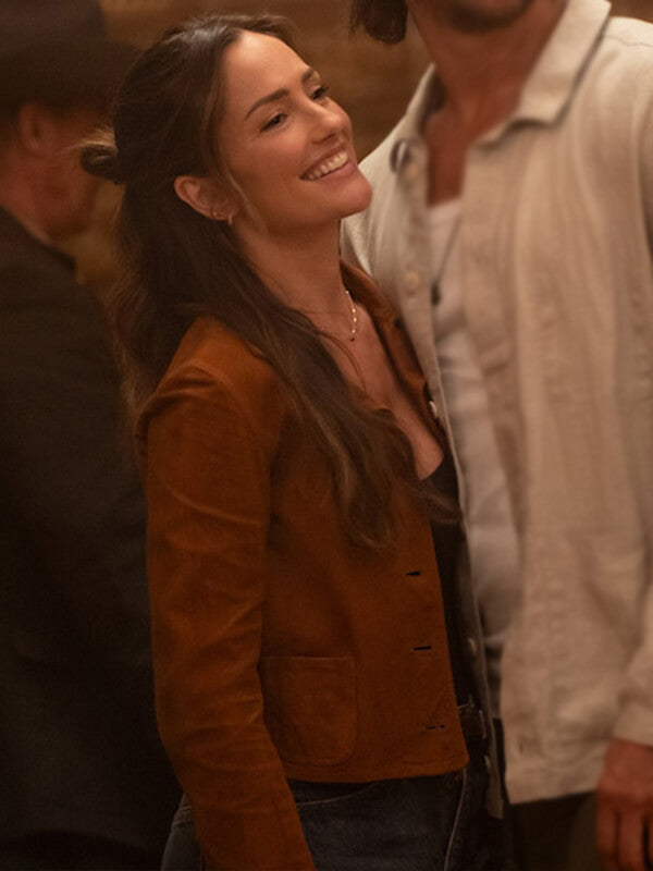 Minka Kelly Ransom Canyon S02 Suede Leather Jacket