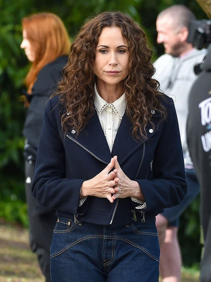 Minnie Driver Run Away S01 Wool Jacket