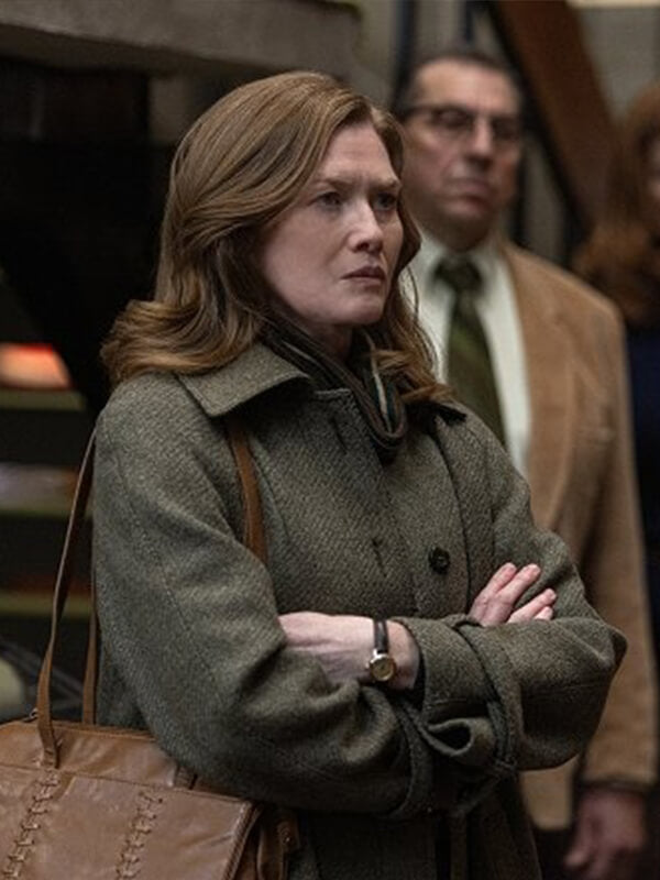 Mireille Enos American Hostage 2026 Barbara Wool Coat