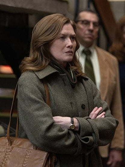 Mireille Enos American Hostage 2026 Barbara Wool Coat