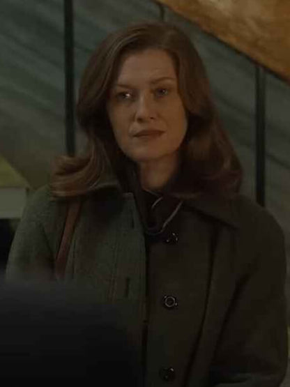 Mireille Enos American Hostage 2026 Barbara Wool Coat