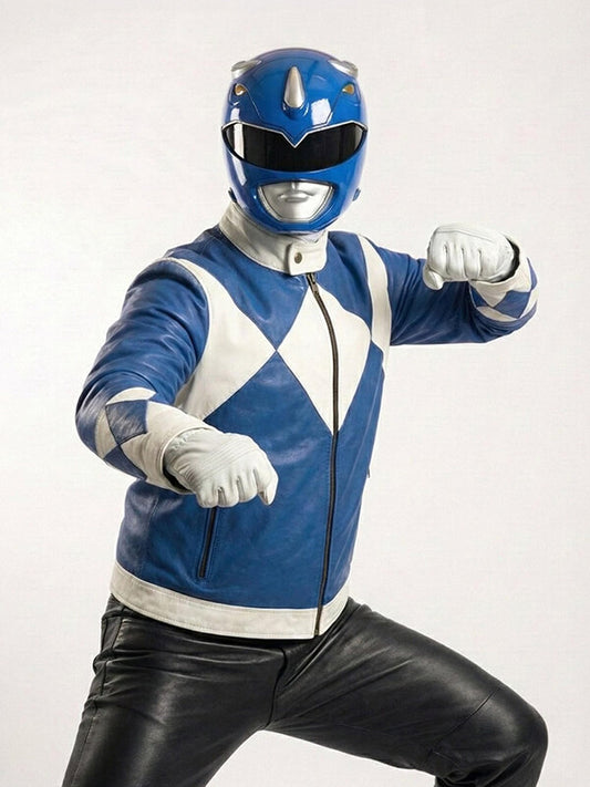 MMPR Once & Always The Blue Ranger Cosplay Jacket
