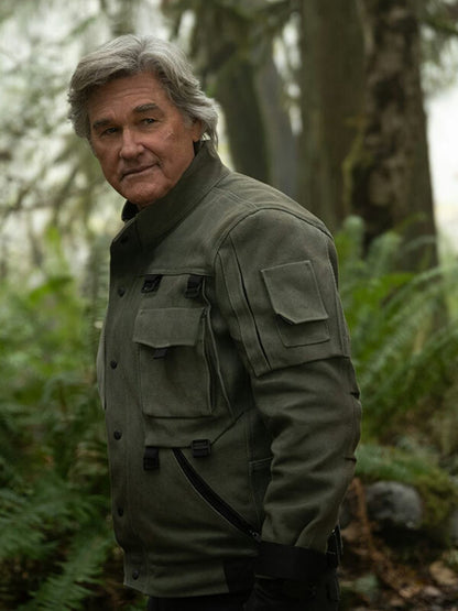 Kurt Russell Monarch Legacy of Monsters S01 Green Jacket