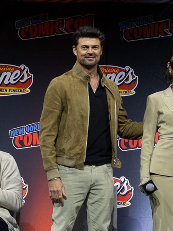 Mortal Kombat II Movie Event Karl Urban Suede Leather Jacket