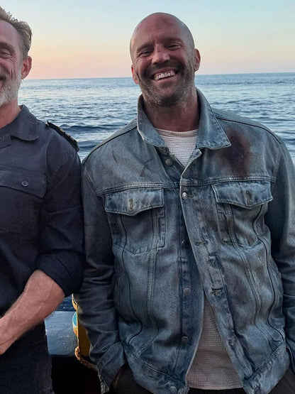 Mutiny 2026 Jason Statham Blue Denim Jacket