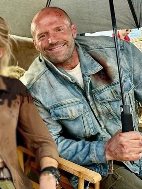 Mutiny 2026 Jason Statham Blue Denim Jacket