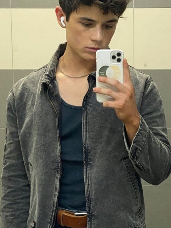 My Life With The Walter Boys Alex Walter Washed Denim Jacket