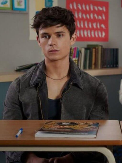 My Life With The Walter Boys Alex Walter Washed Denim Jacket