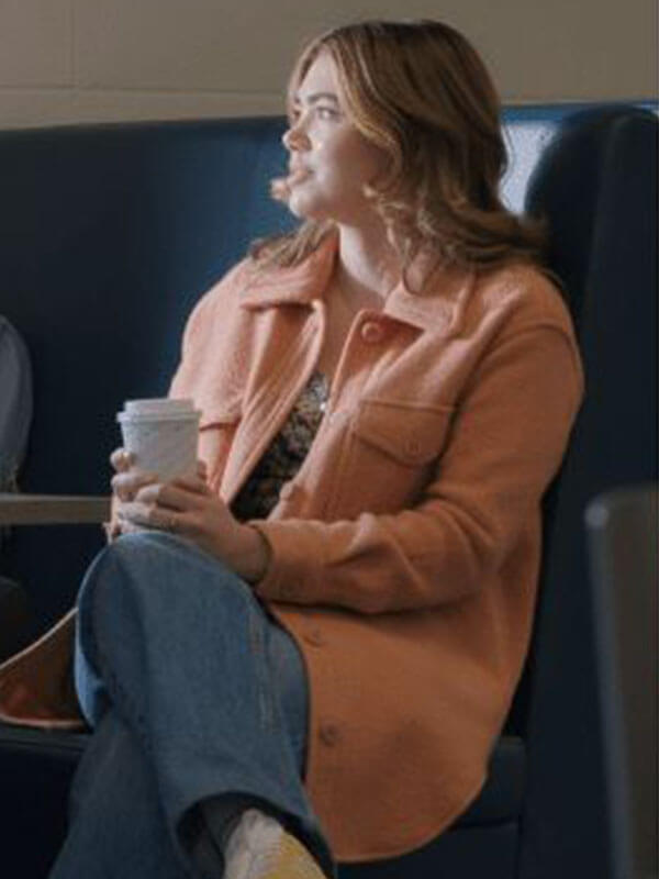 My Life With The Walter Boys Erin Pink Wool Coat
