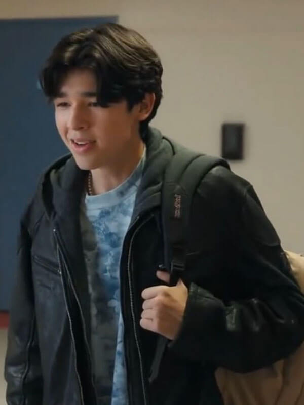 My Life with the Walter Boys Isaac Black Leather Jacket