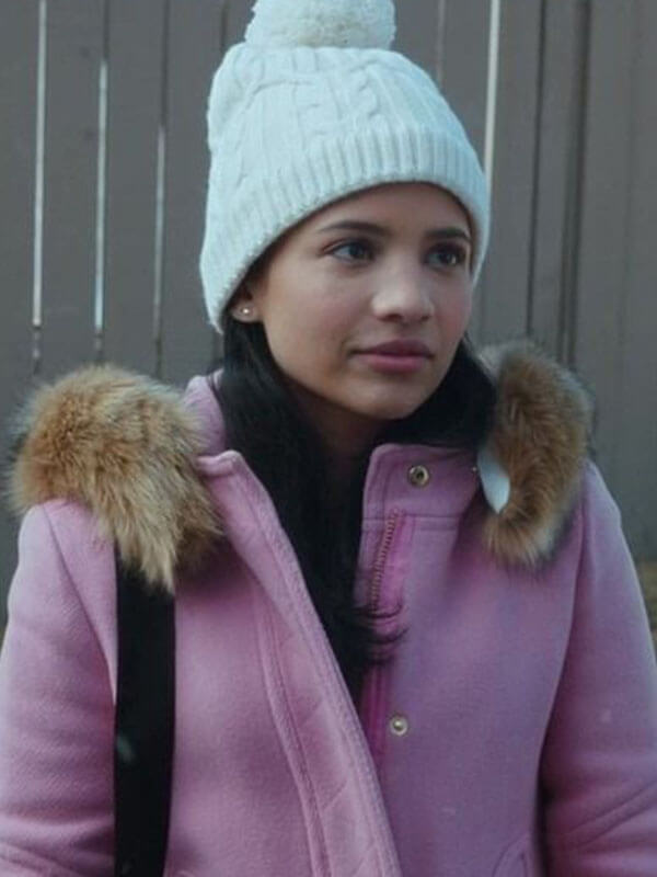 My Life with the Walter Boys Jackie Howard Pink Wool Coat