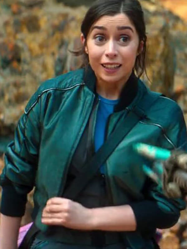 Nanette Cole Black Mirror S07 Bomber Leather Jacket