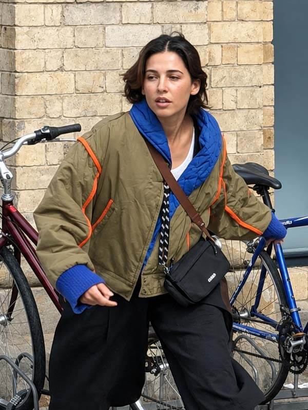 Naomi Scott Roald Dahl Green Jacket