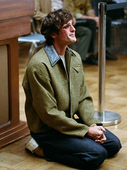 Nate Jacobs Euphoria S03 Brown Wool Jacket