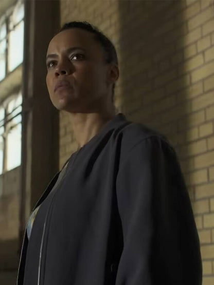 Neagley 2026 Maria Sten Gray Bomber Jacket