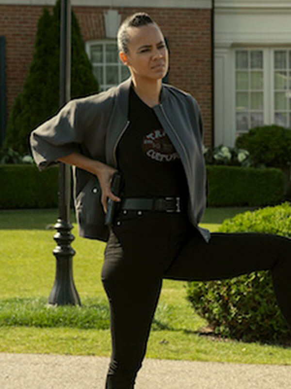 Neagley 2026 Maria Sten Gray Bomber Jacket
