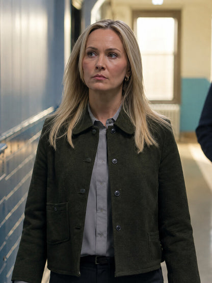Neagley S01 Emilie Ullerup Brown Suede Jacket