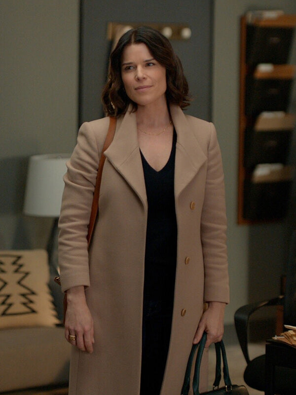 Neve Campbell The Lincoln Lawyer S04 Wool Coat