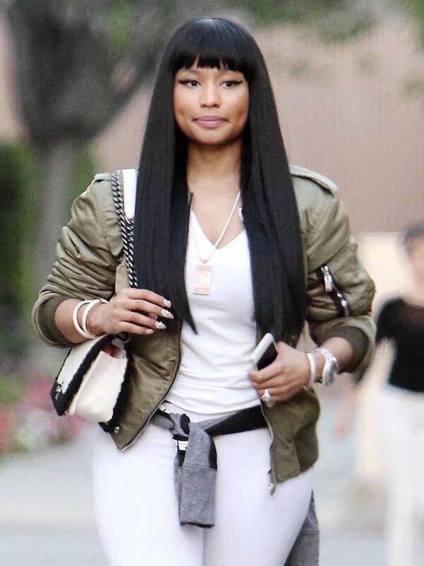Nicki Minaj Bomber Green Jacket