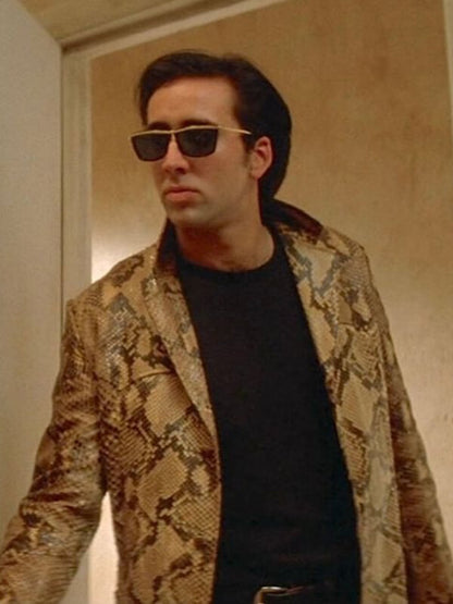 Nicolas Cage Wild at Heart Gold Leather Jacket