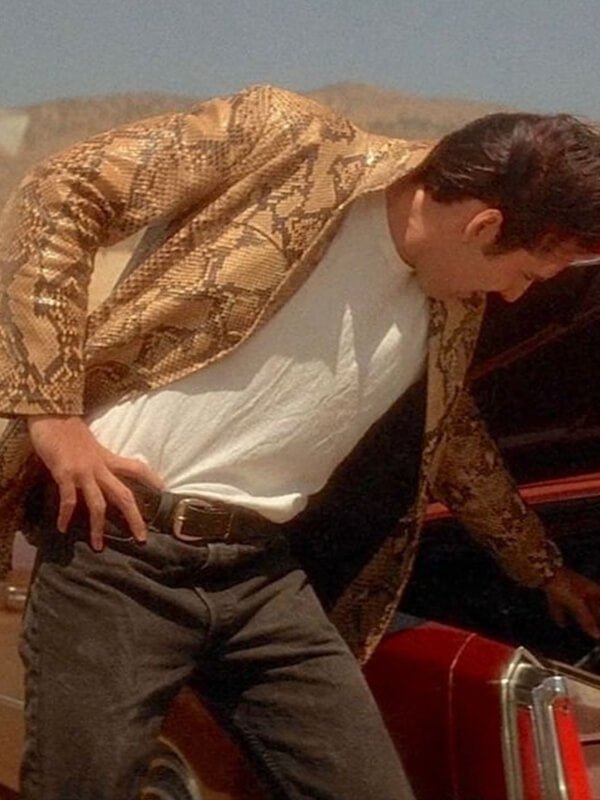 Nicolas Cage Wild at Heart Gold Leather Jacket