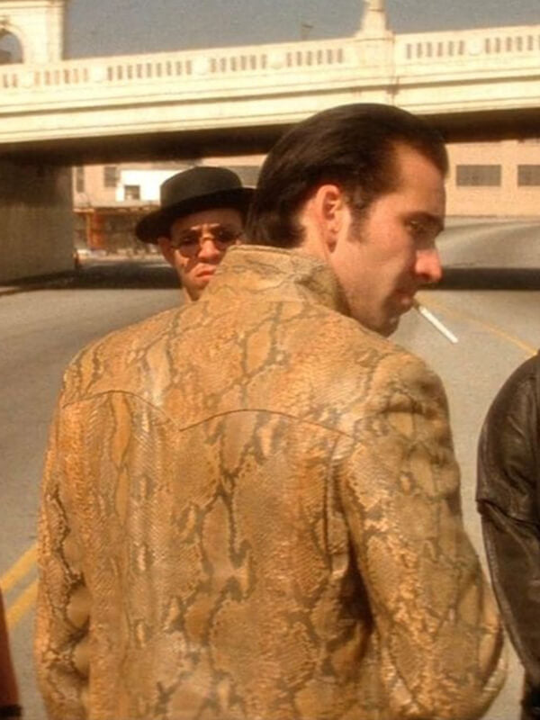 Nicolas Cage Wild at Heart Gold Leather Jacket