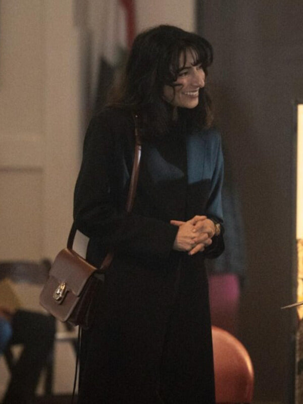 Nikki Reynard CIA 2026 Blue Wool Coat