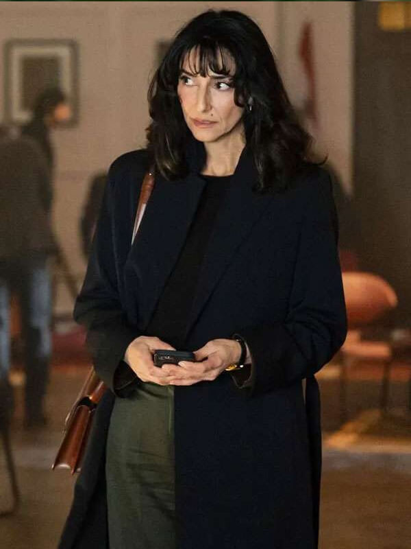 Nikki Reynard CIA 2026 Blue Wool Coat