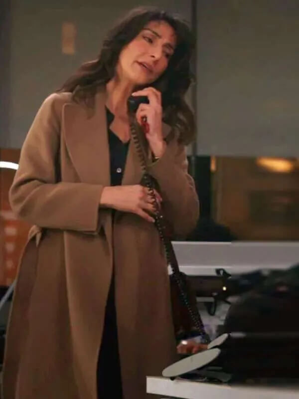 Nikki Reynard CIA 2026 Necar Zadegan Wool Coat