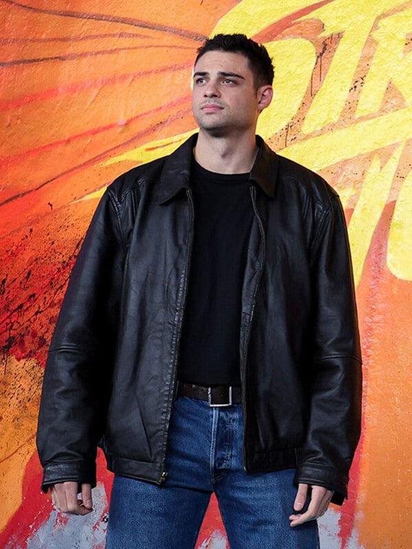 Noah Centineo Street Fighter 2026 Leather Jacket