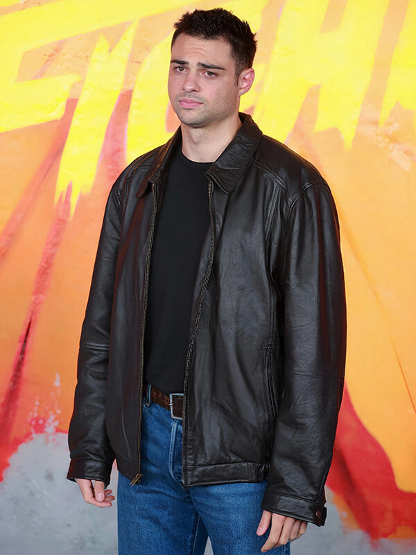 Noah Centineo Street Fighter 2026 Leather Jacket