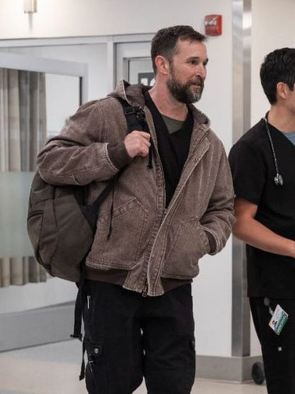 Noah Wyle The Pitt S02 Brown Dr. Michael Jacket