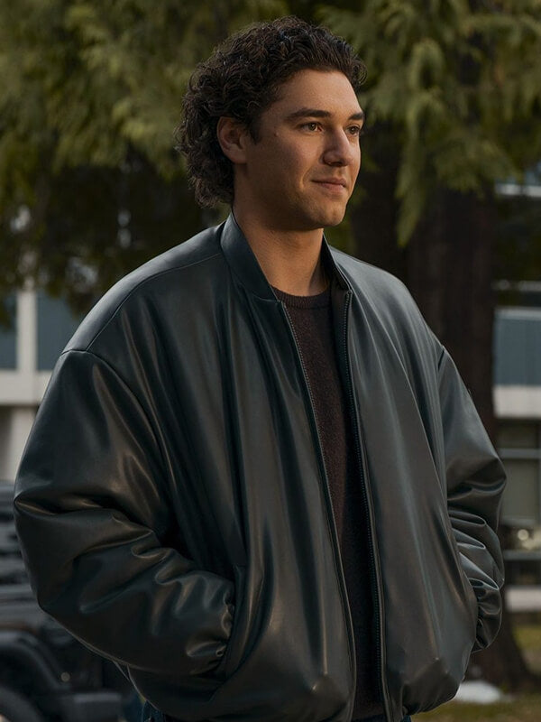 Off Campus S01 Garrett Graham Bomber Leather Jacket
