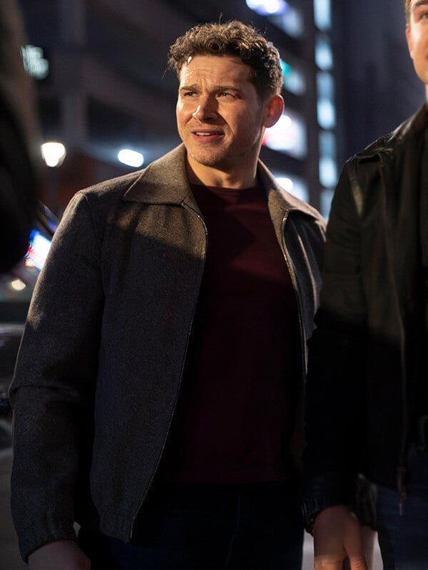 Oliver Stark 9-1-1 S05 Evan Gray Wool Jacket