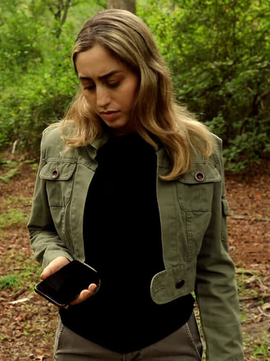 Olivia Mignone New Jersey Devil 2026 Green Cropped Jacket