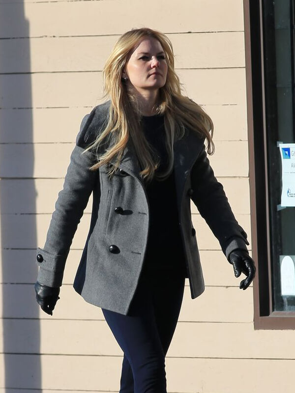 Once Upon A Time Emma Swan Grey Wool Coat
