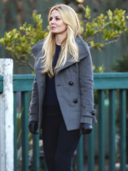 Once Upon A Time Emma Swan Grey Wool Coat