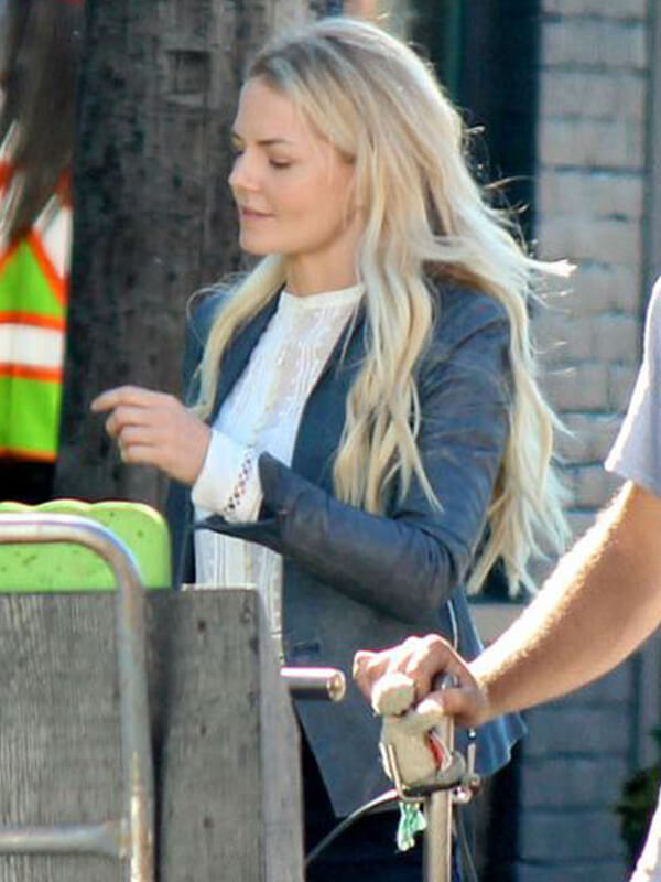 Once Upon A Time Emma Swan Leather Blazer