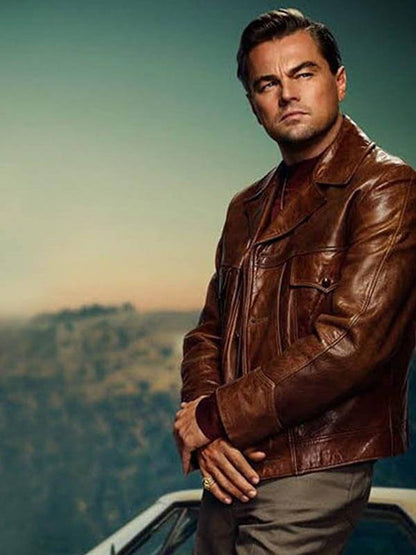 Once Upon a Time in Hollywood Leonardo DiCaprio Leather Jacket