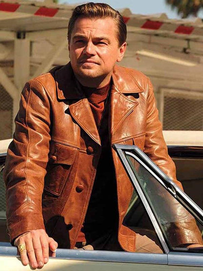 Once Upon a Time in Hollywood Leonardo DiCaprio Leather Jacket
