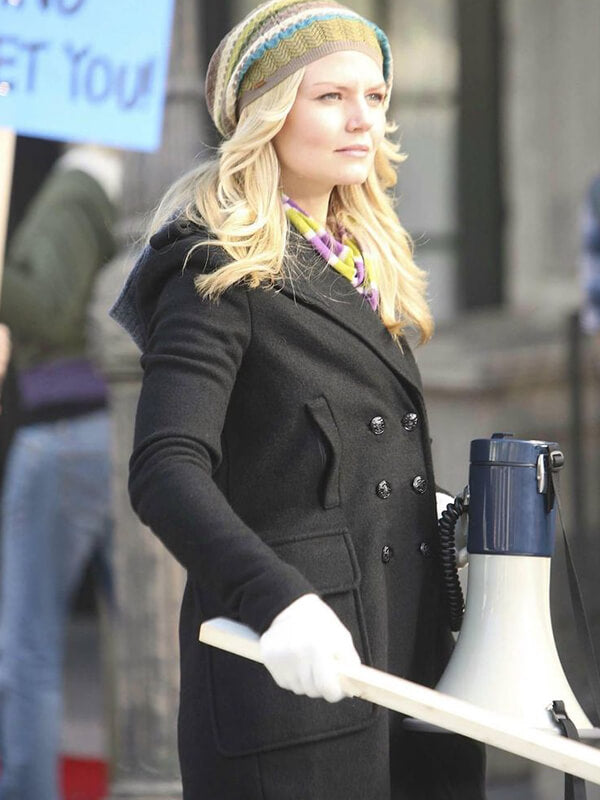 Once Upon A Time Jennifer Morrison Black Wool Coat
