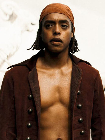 One Piece S01 Jacob Gibson Maroon Pirate Coat