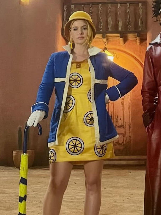 One Piece S02 Miss Valentine Blue Cotton Jacket