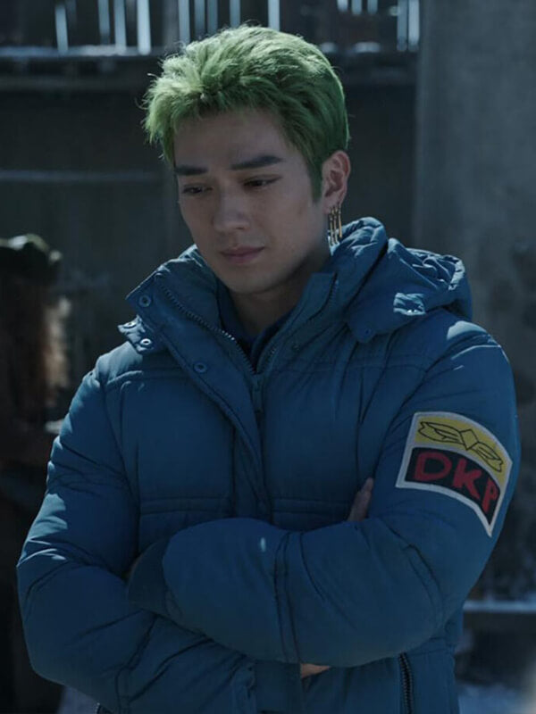 One Piece S02 Roronoa Zoro Blue Puffer Coat
