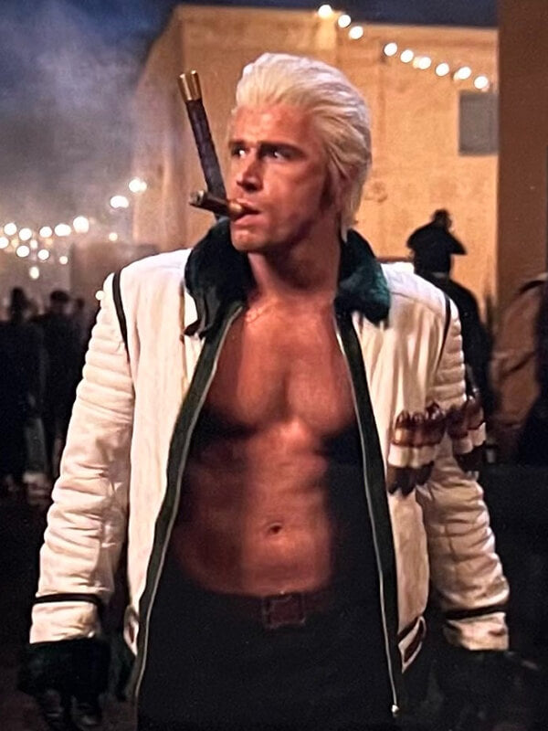 One Piece So2 Smoker White Leather Jacket