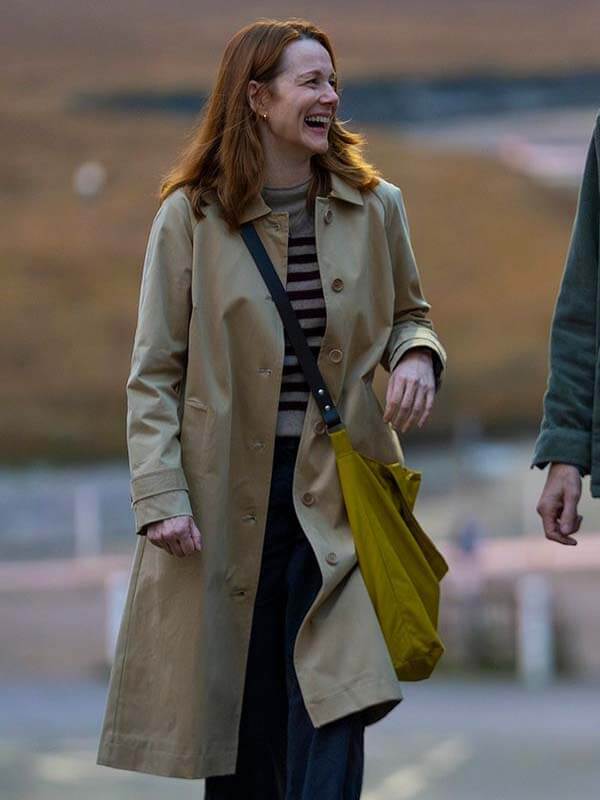 Onwards and Sideways 2026 Laura Linney Trench Coat