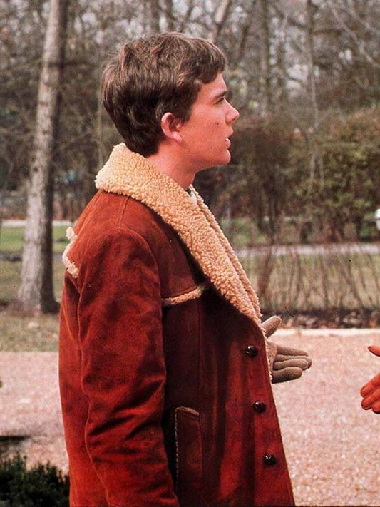 Ordinary People 1980 Timothy Hutton Suede Shearling Coat