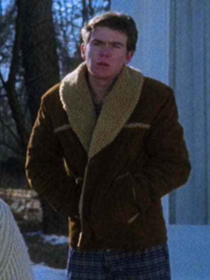 Ordinary People 1980 Timothy Hutton Suede Shearling Coat